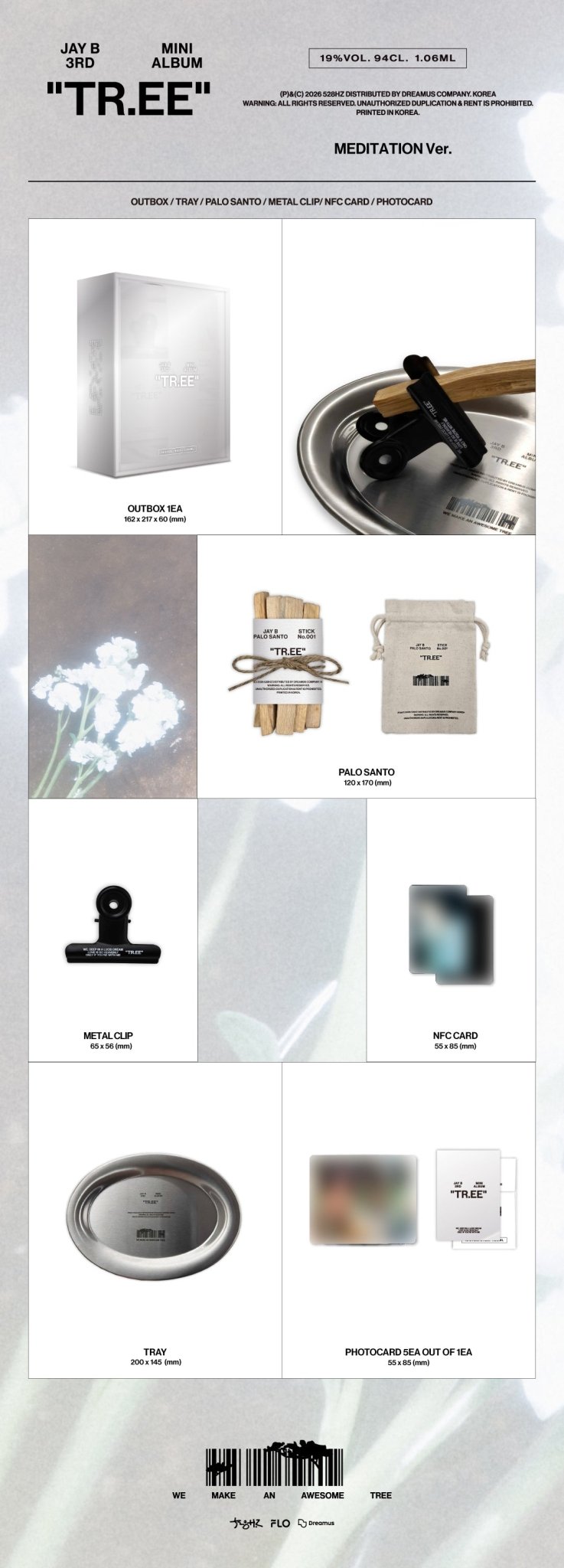 [Album]JAY B - TR.EE (3rd Mini Album) [MEDITATION Ver.] - product_vendor,