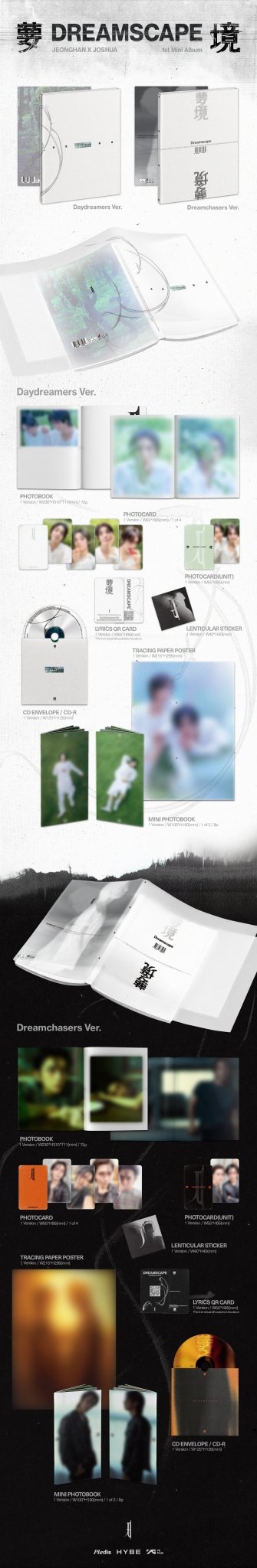 [Album]JeonghanXJoshua (SEVENTEEN) - DREAMSCAPE (1st Mini Album) [Daydreamers / Dreamchasers Ver.] [SET]-