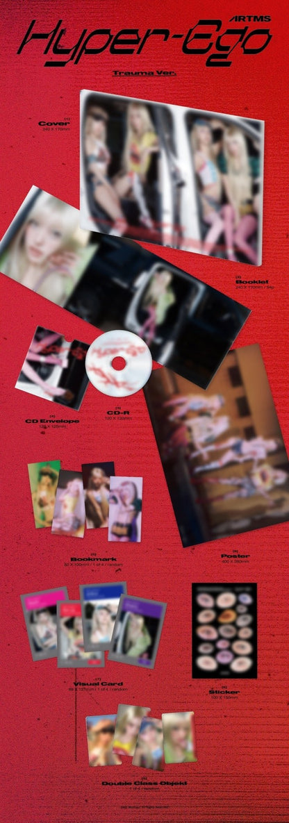 [Album][POB] ARTMS - Hyper-Ego [CHOOSE]-product_vendor,NO POB lowest price, EU shipping, Pre order benefit