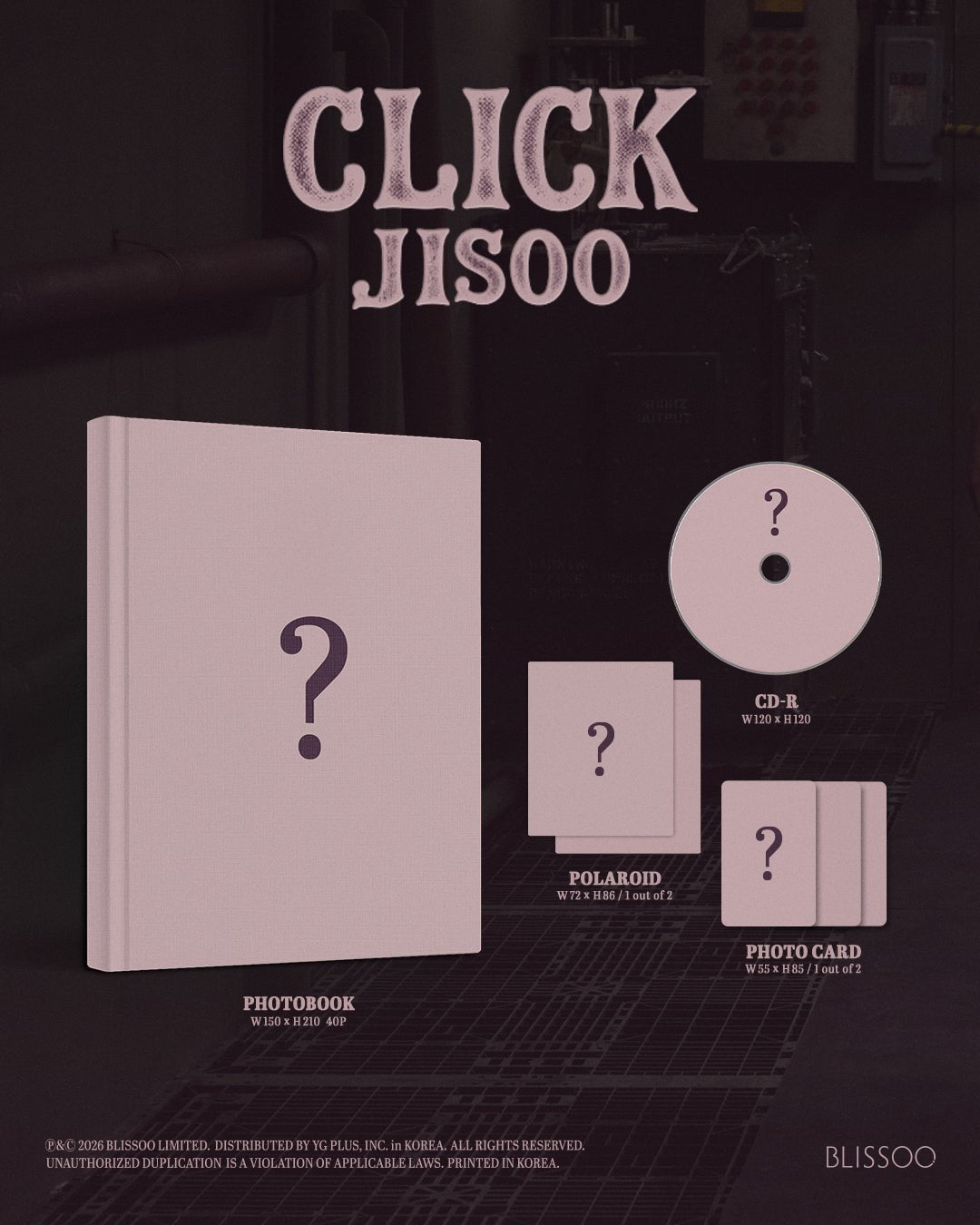 [Album]Jisoo - CLICK [PHOTOBOOK Ver.]-product_vendor, lowest price, EU shipping, Pre order benefit