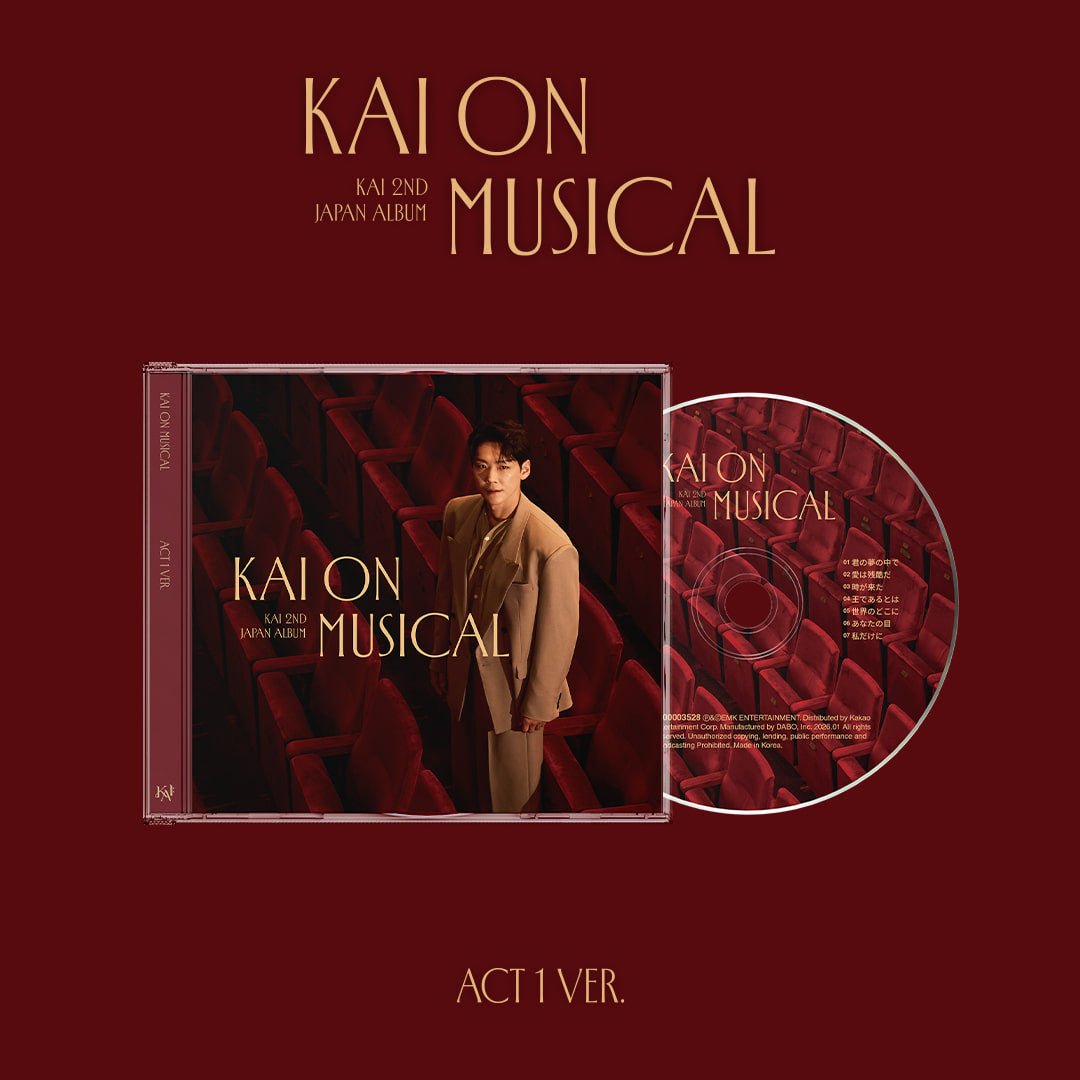 [Album]KAI (카이) - KAI ON MUSICAL (Japan 2nd Full Album) [Act 1 Ver.] - product_vendor,