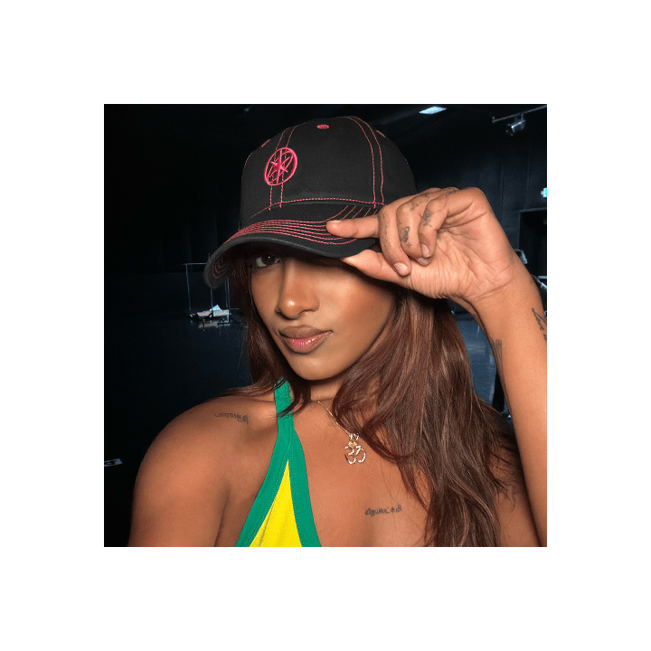 Katseye - katseye pink logo ball cap 1
