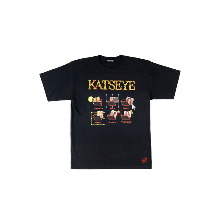 Katseye - s/s t-shirts (black) 1