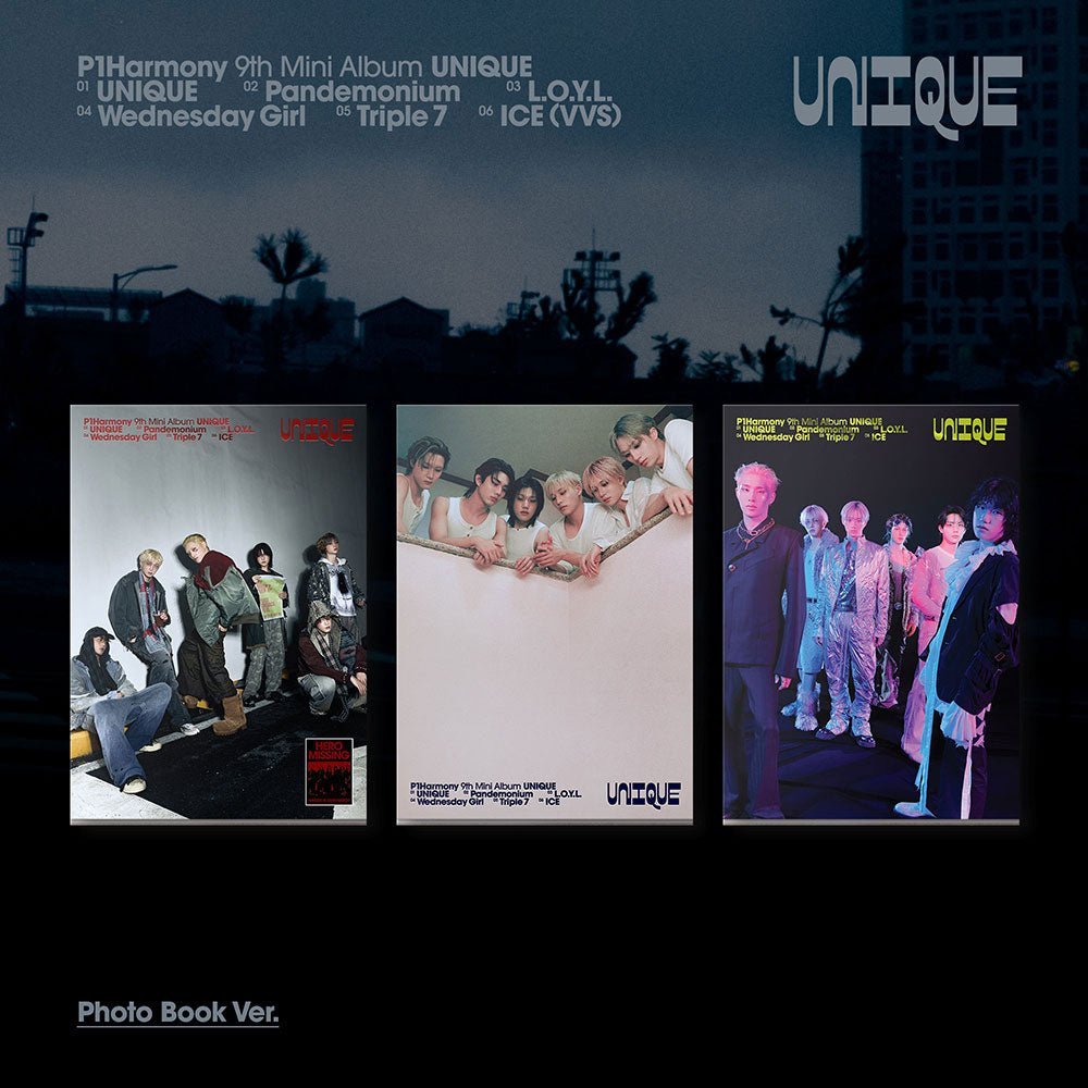 [Album]P1HARMONY - Unique (Mini 9th) [Photobook Ver.] [RANDOM] - product_vendor,