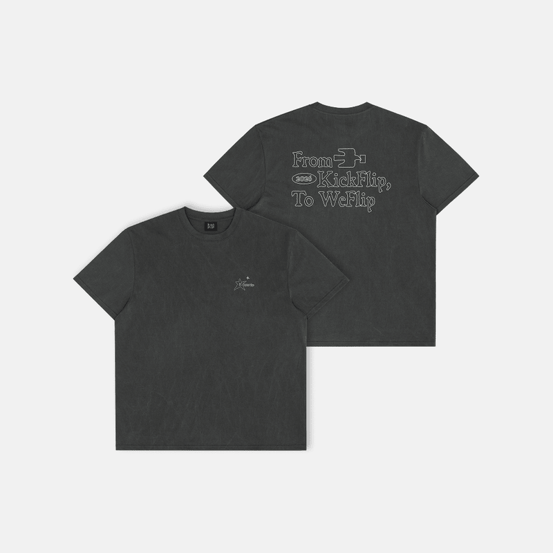 KICKFLIP - t-shirt - from kickflip, to weflip 1