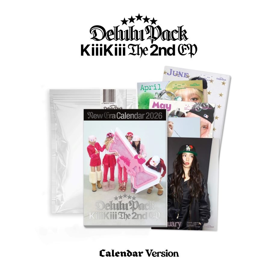 [Album]KIIIKIII (키키) - Delulu Pack (The 2nd EP Album) [Calendar Vers.] - product_vendor,