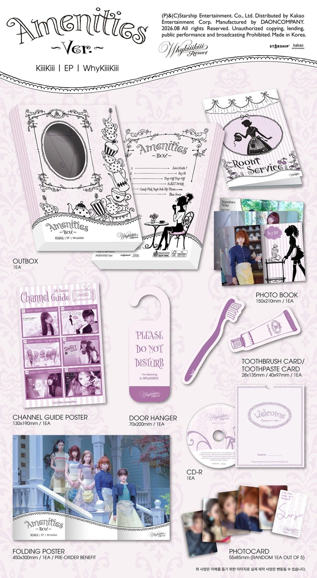 [Album]KIIIKIII - WhyKiiiKiii [Guide book/Summer issues / Amenities Ver.][RANDOM]-product_vendor, lowest price, EU shipping, Pre order benefit
