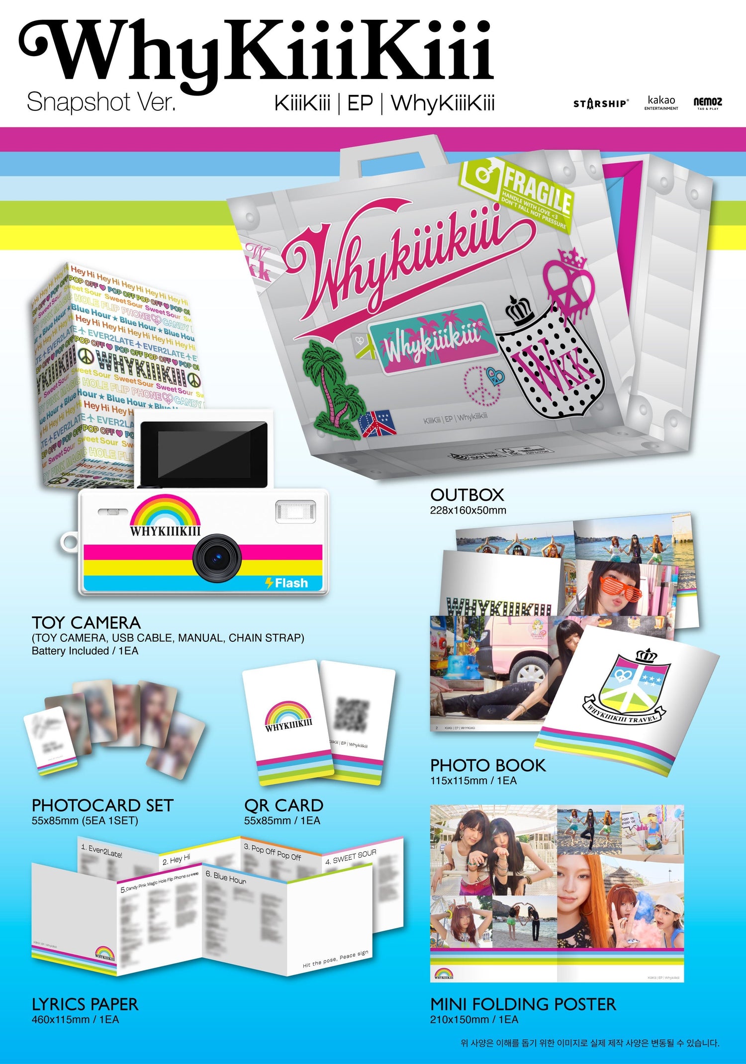 [Album]KIIIKIII - WhyKiiiKiii (Limited Edition) [SNAPSHOT Ver.]-product_vendor, lowest price, EU shipping, Pre order benefit