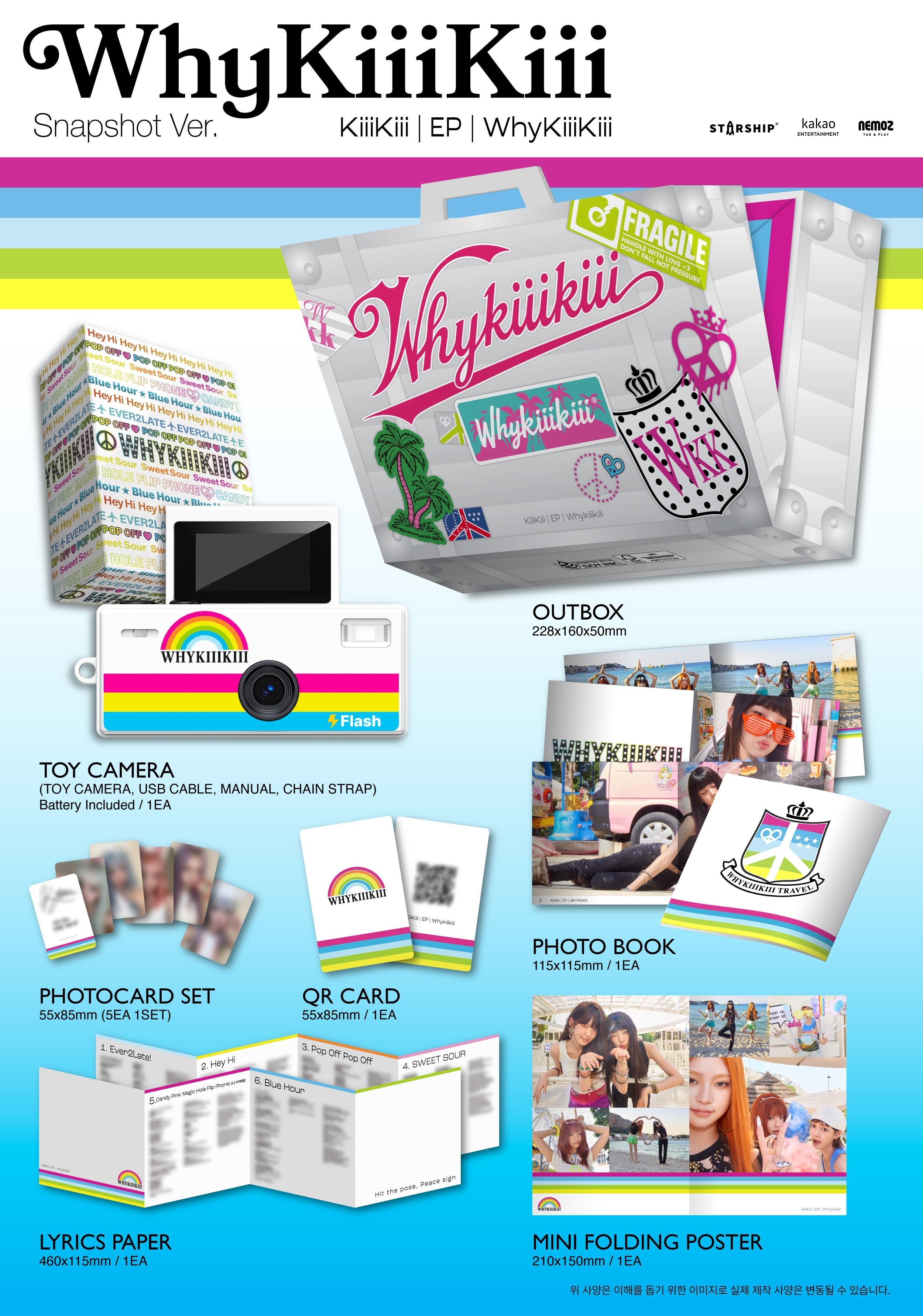 [Album]KIIIKIII - WhyKiiiKiii (Limited Edition) [SNAPSHOT Ver.]-product_vendor, lowest price, EU shipping, Pre order benefit