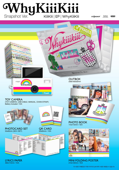 [Album]KIIIKIII - WhyKiiiKiii (Limited Edition) [SNAPSHOT Ver.]-product_vendor, lowest price, EU shipping, Pre order benefit