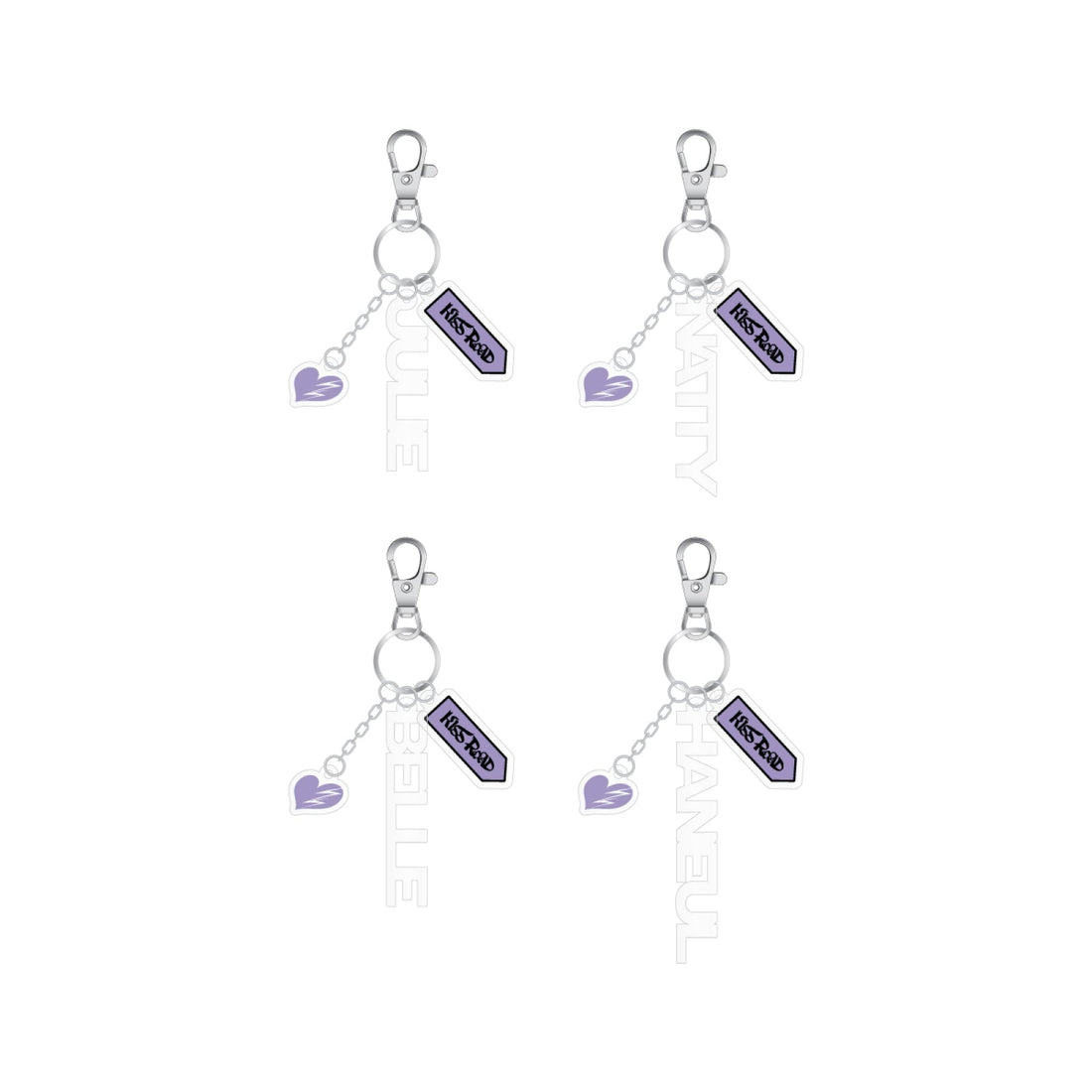 KISS OF LIFE - 02 name key ring / 1st world tour [kiss road] 1