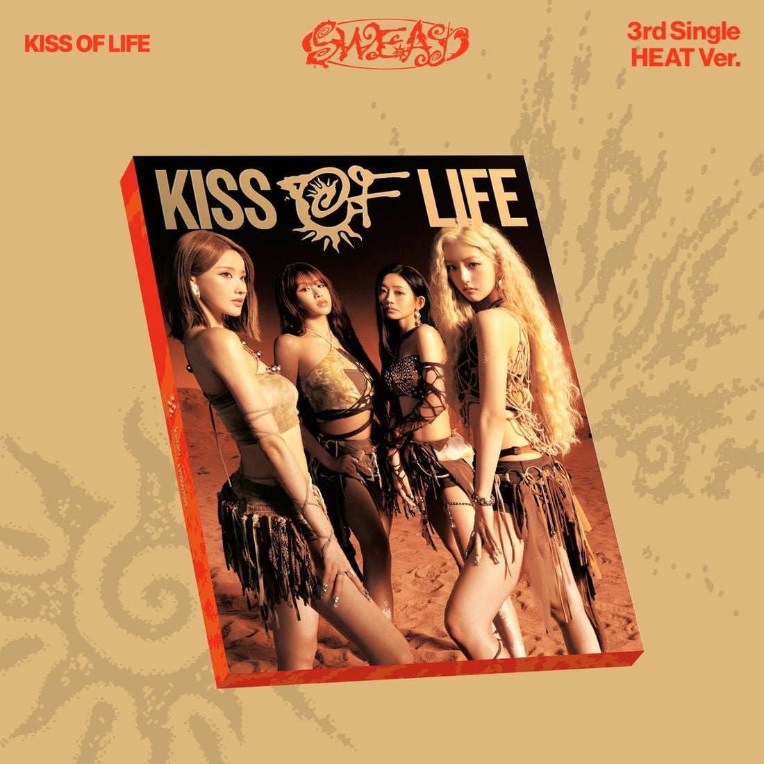 [Album]KISS OF LIFE - SWEAT (3rd Single) [HEAT/BURN Ver.] [RANDOM]-product_vendor, lowest price, EU shipping, Pre order benefit
