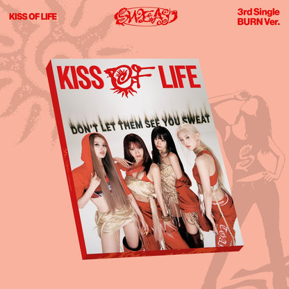 [Album]KISS OF LIFE - SWEAT (3rd Single) [HEAT/BURN Ver.] [RANDOM]-product_vendor, lowest price, EU shipping, Pre order benefit