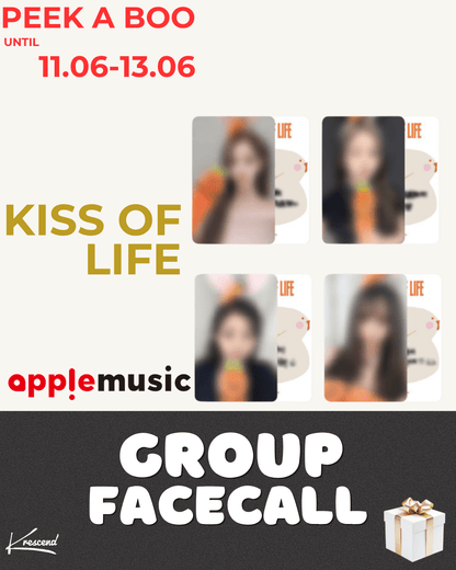 [Event Album]KISS OF LIFE - Who is she (2nd Single Album) [Awe Ver. Ver.] [APPLE MUSIC] [LuckyDraw] [Facecall]-product_vendor, lowest price, EU shipping, Pre order benefit