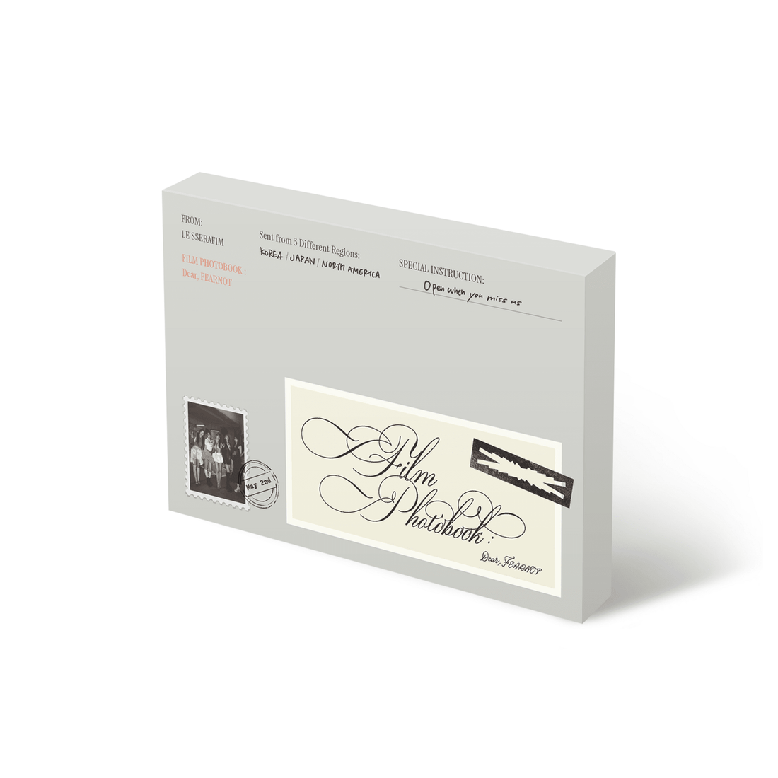 [Visual Goods]LE SSERAFIM FILM PHOTOBOOK: Dear, FEARNOT - product_vendor,