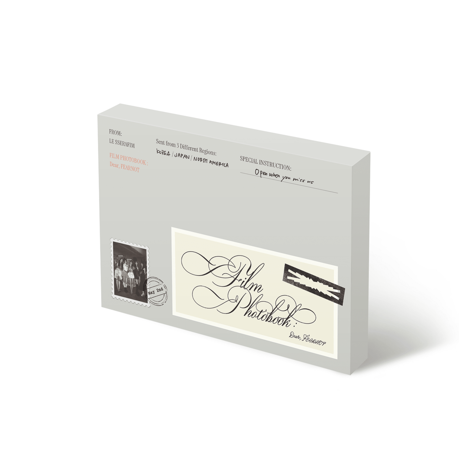 [Visual Goods]LE SSERAFIM FILM PHOTOBOOK: Dear, FEARNOT - product_vendor,