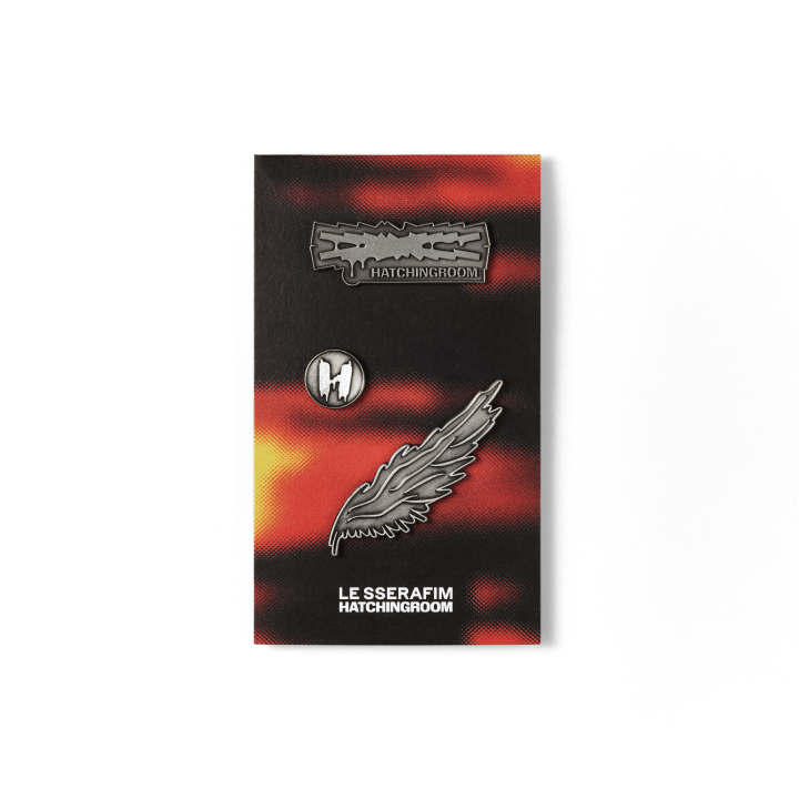 le sserafim - [le sserafim x hatchingroom] badge set 1