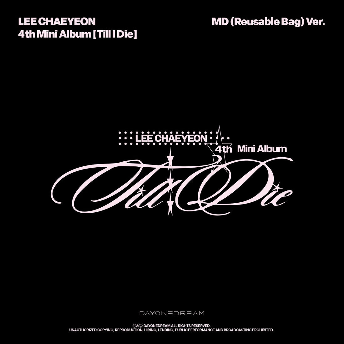 [Album]LEE CHAEYEON Till I Die (Album) (Reusable Bag Ver.) - product_vendor,
