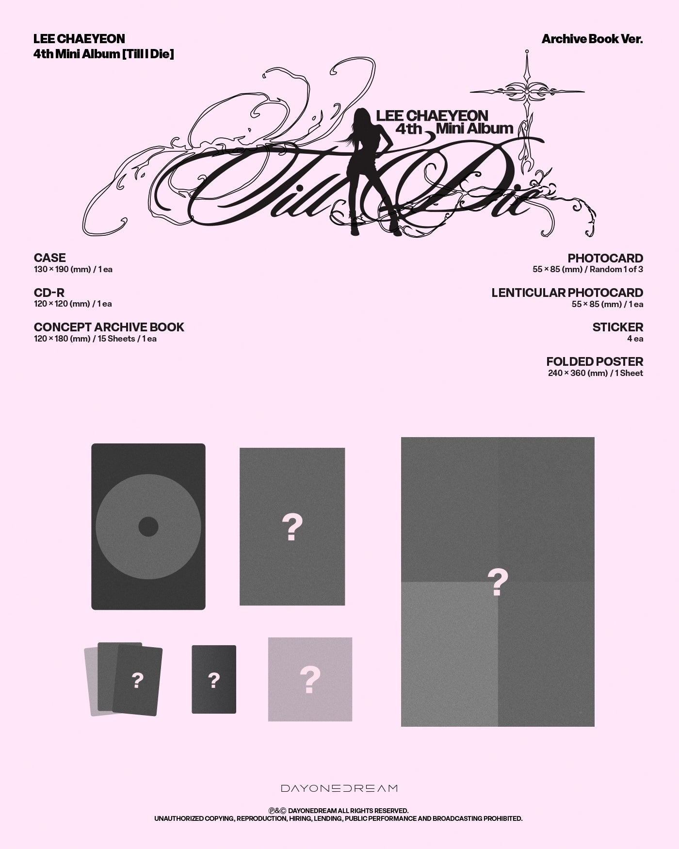 [Album]LEE CHAEYEON Till I Die (Physical Album) (Archive Book Ver.) - product_vendor,