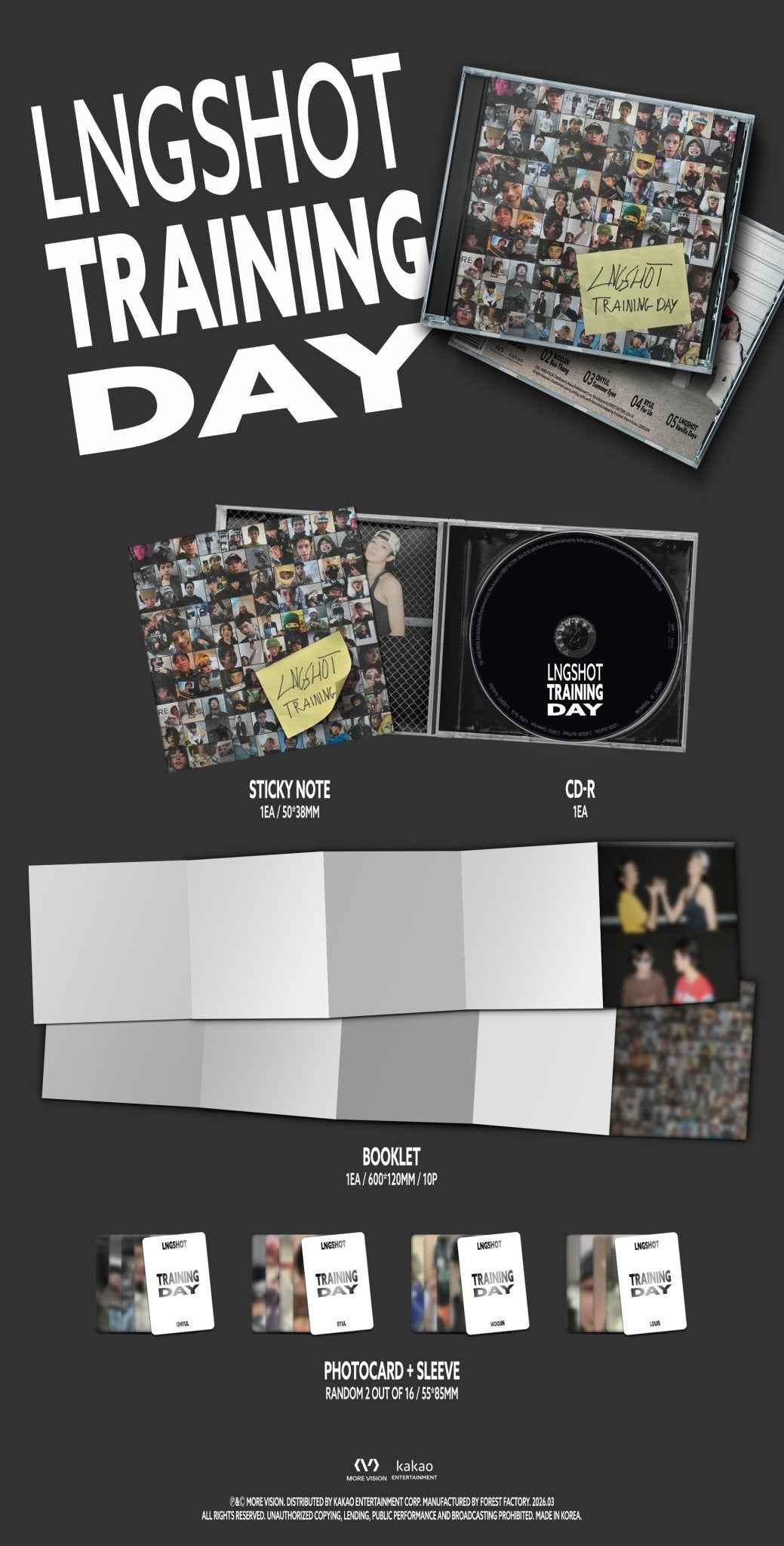 LNGSHOT (롱샷) EP [Training Day] (Limited Edition)