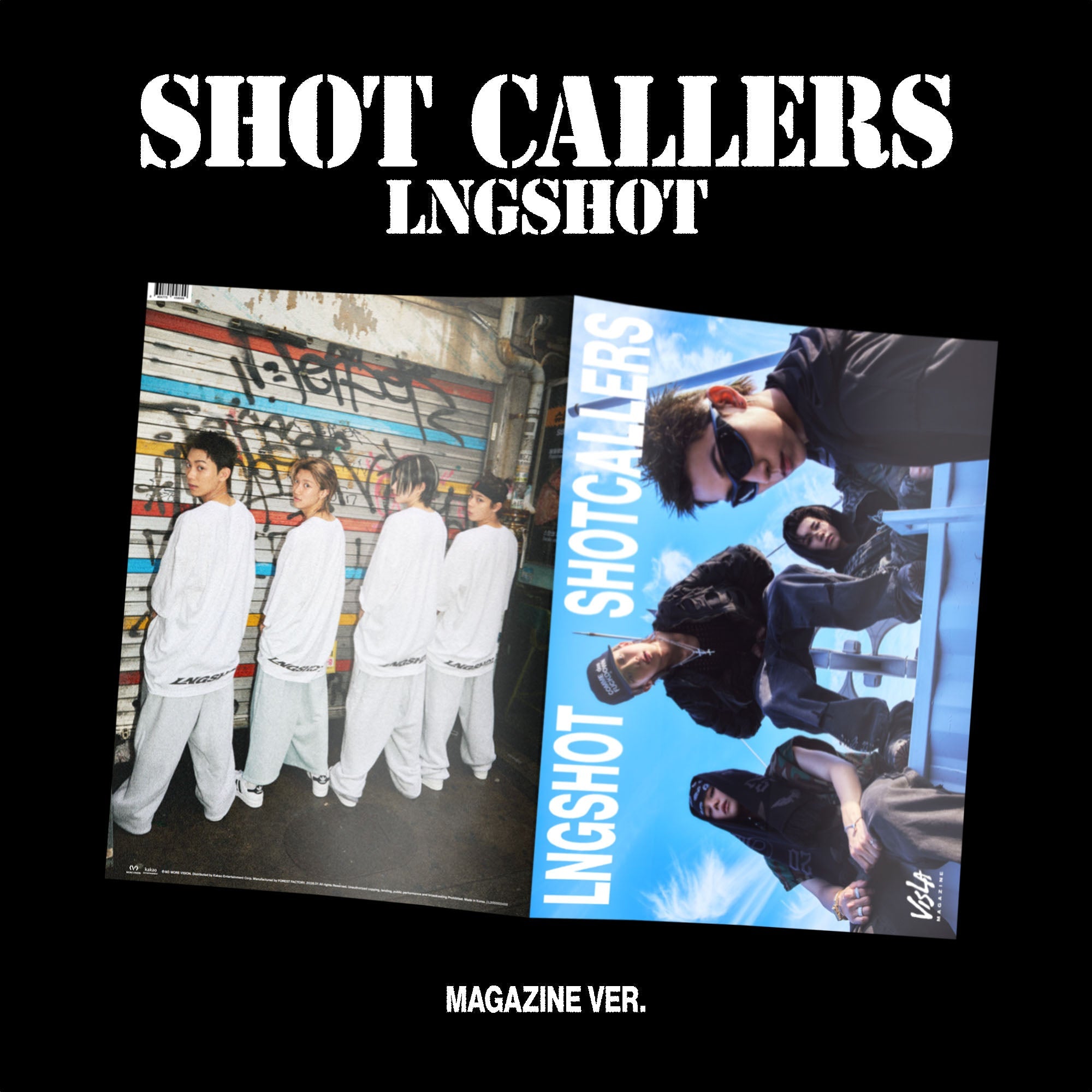 [Album]LNGSHOT (롱샷) - SHOT CALLERS EP Album [Magazine Ver.] - product_vendor,