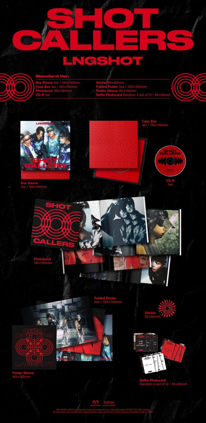 [Album]LNGSHOT (롱샷) - SHOT CALLERS (EP Album) [Standard Ver.] - product_vendor,