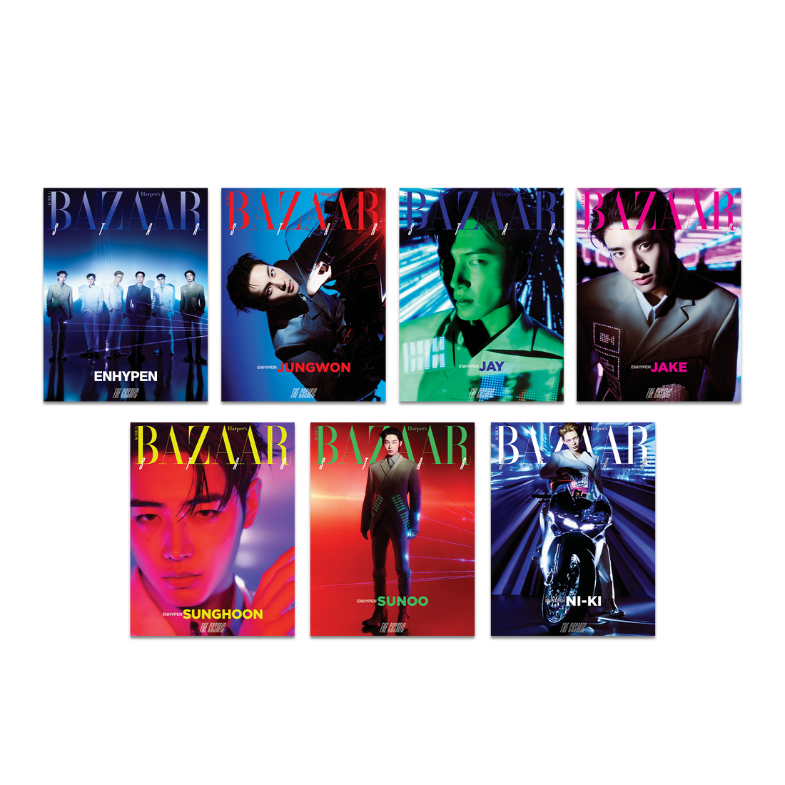 [Visual Goods][MAGAZINE] ENHYPEN - BAZAAR STAR : The Cosmic [CHOOSE]-product_vendor,NO POB lowest price, EU shipping, Pre order benefit