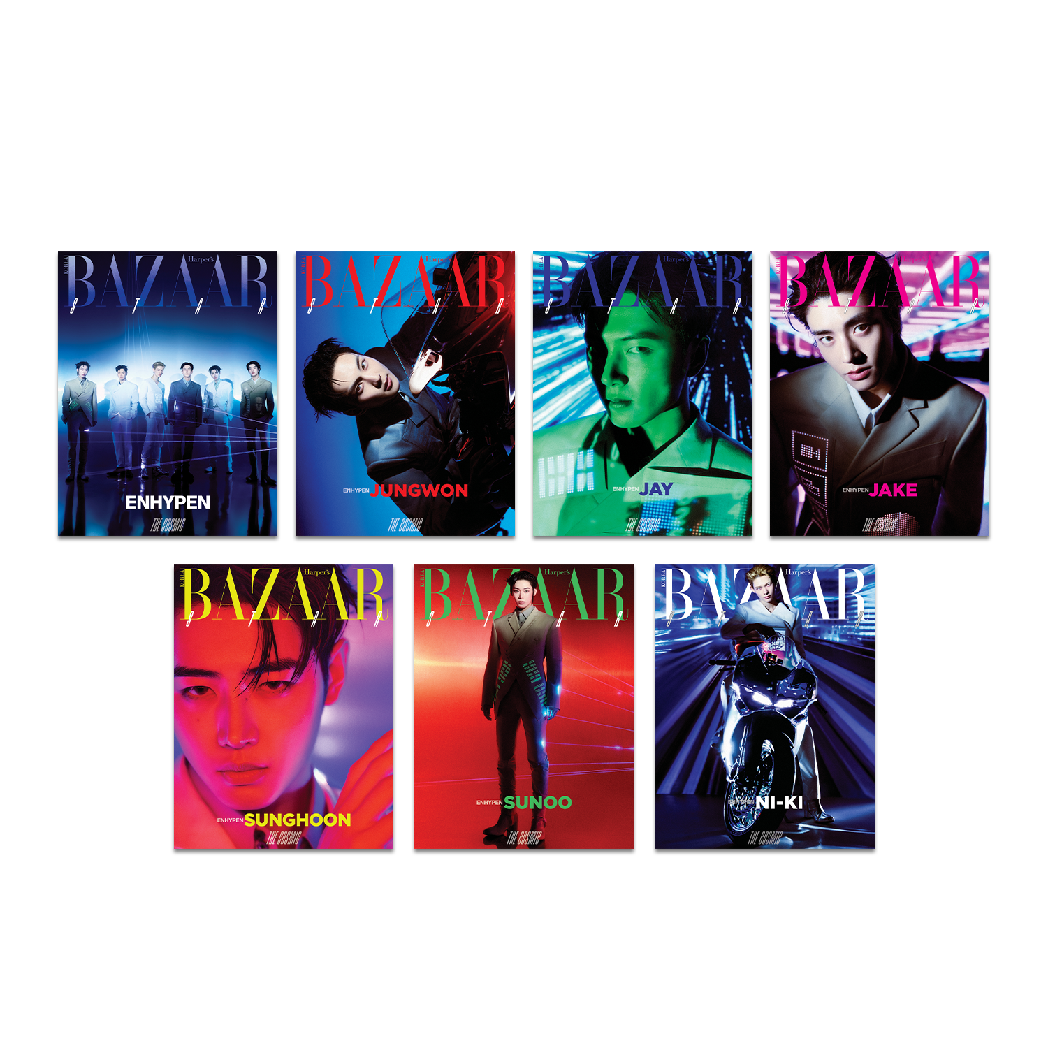 [Visual Goods][MAGAZINE] ENHYPEN - BAZAAR STAR : The Cosmic [CHOOSE]-product_vendor,NO POB lowest price, EU shipping, Pre order benefit
