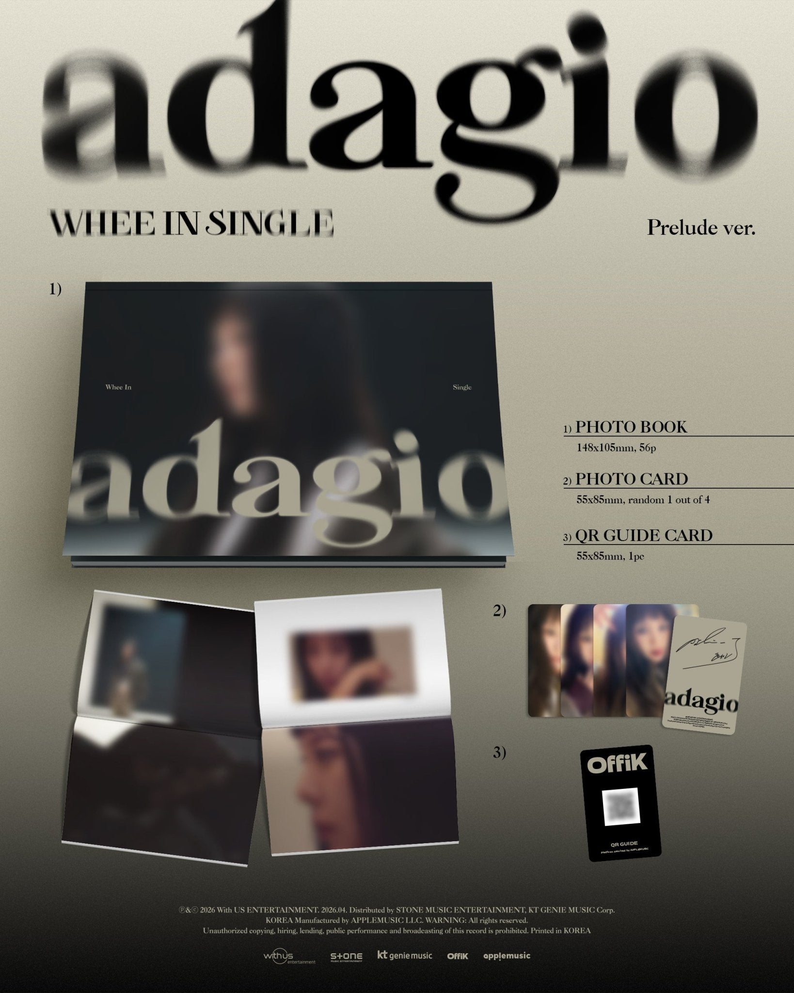 [Album]MAMAMOO Wheein adagio [Prelude Ver.] - product_vendor,