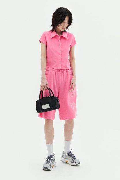 MATIN KIM - baby sporty tote bag in black 15