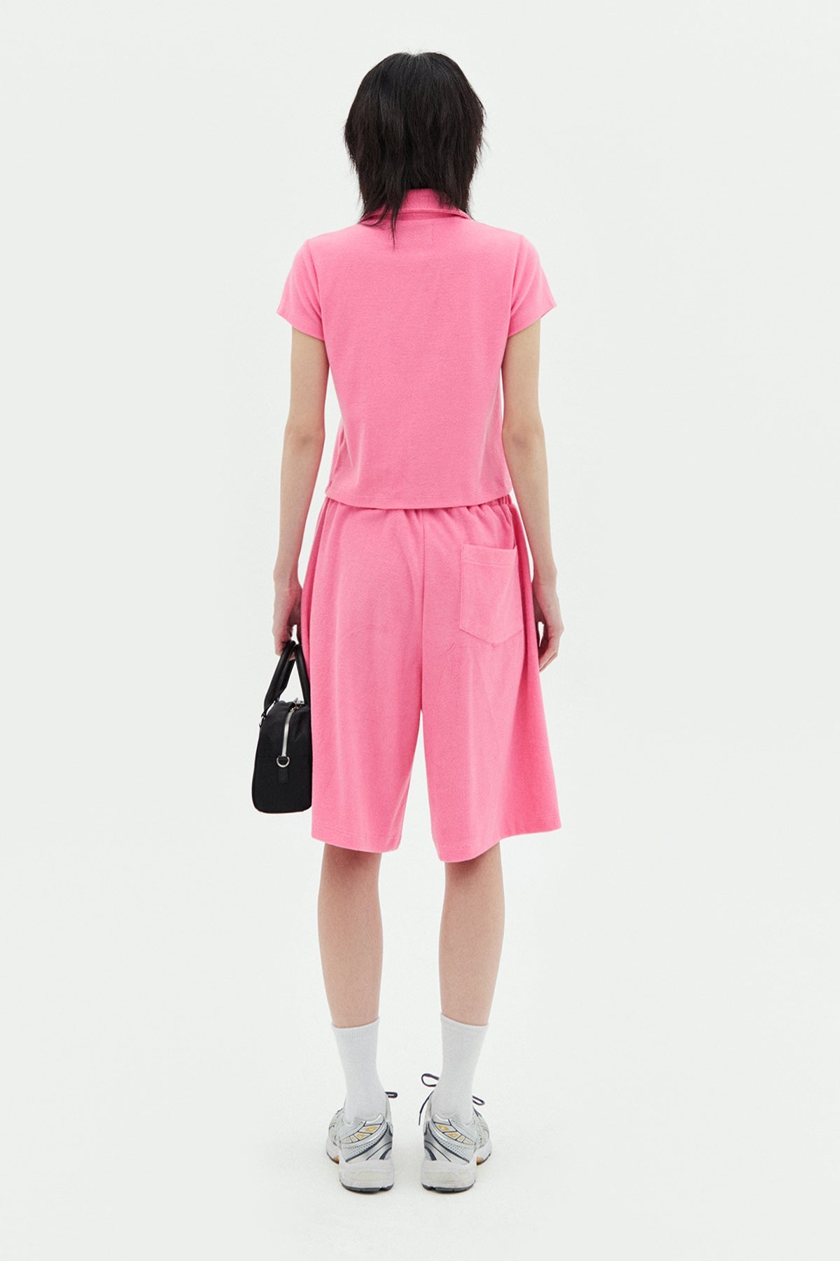 MATIN KIM - baby sporty tote bag in black 6