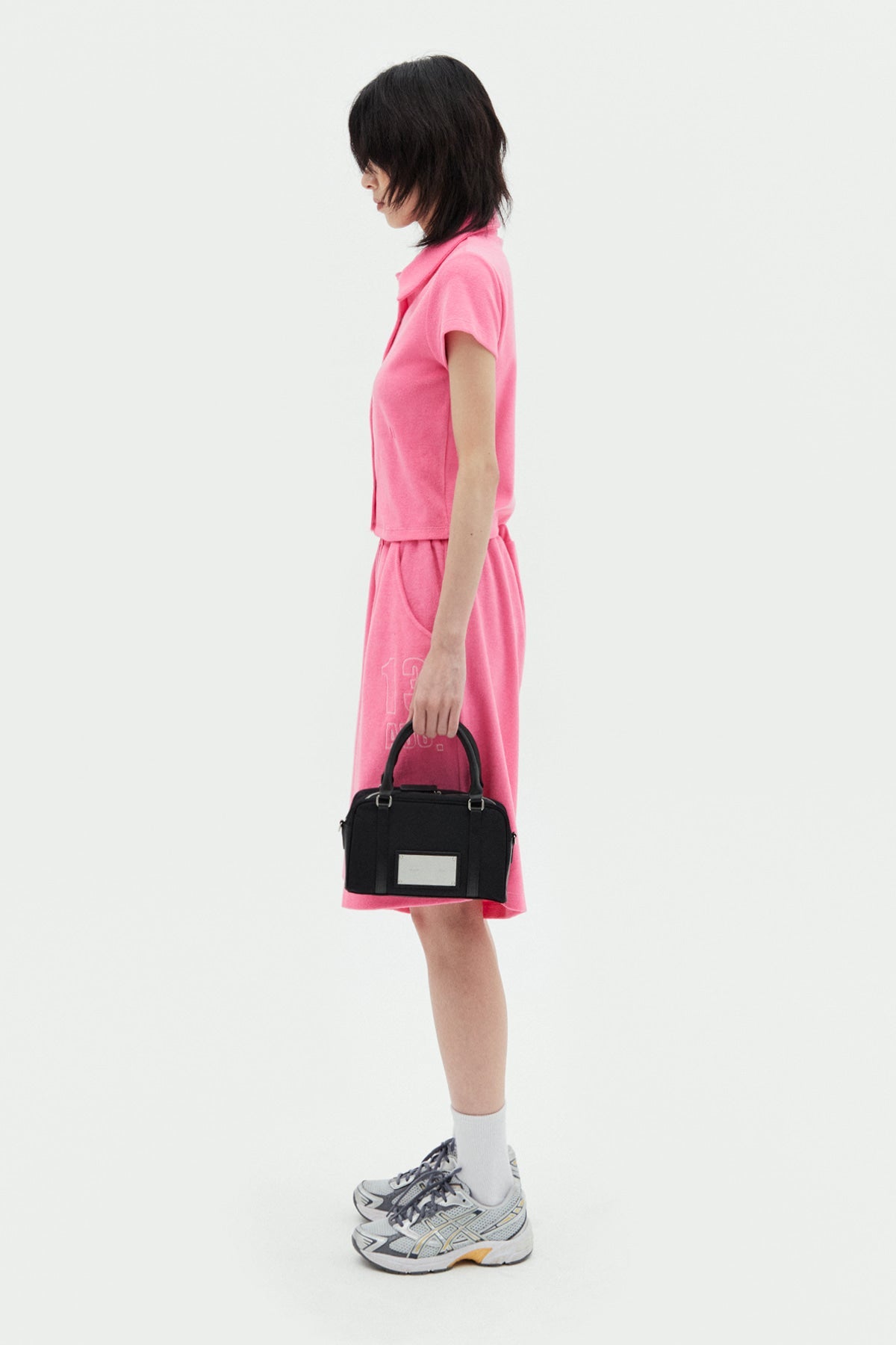 MATIN KIM - baby sporty tote bag in black 13