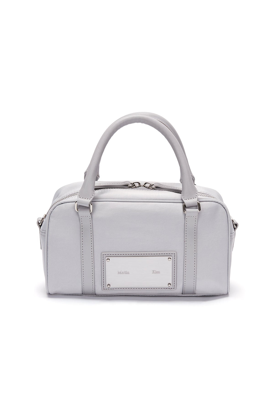 MATIN KIM - baby sporty tote bag in light grey 2