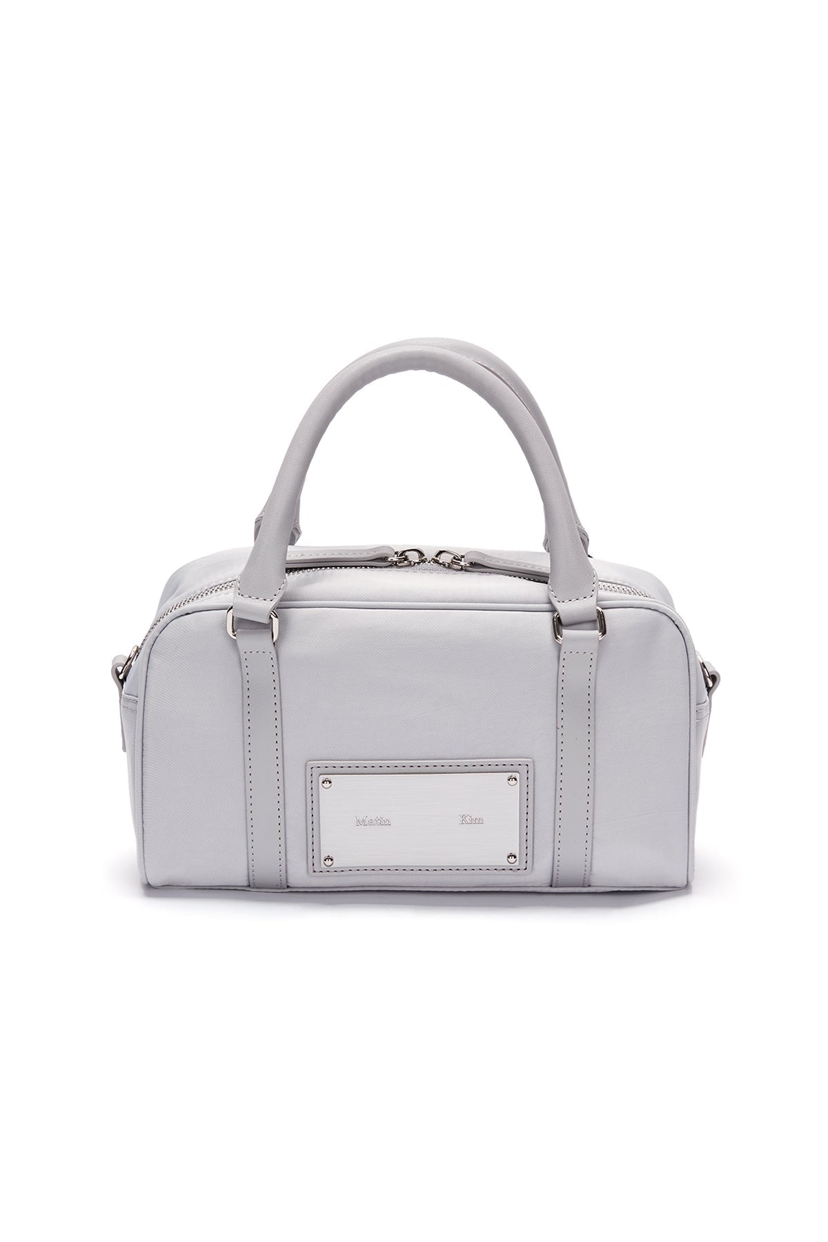 MATIN KIM - baby sporty tote bag in light grey 2