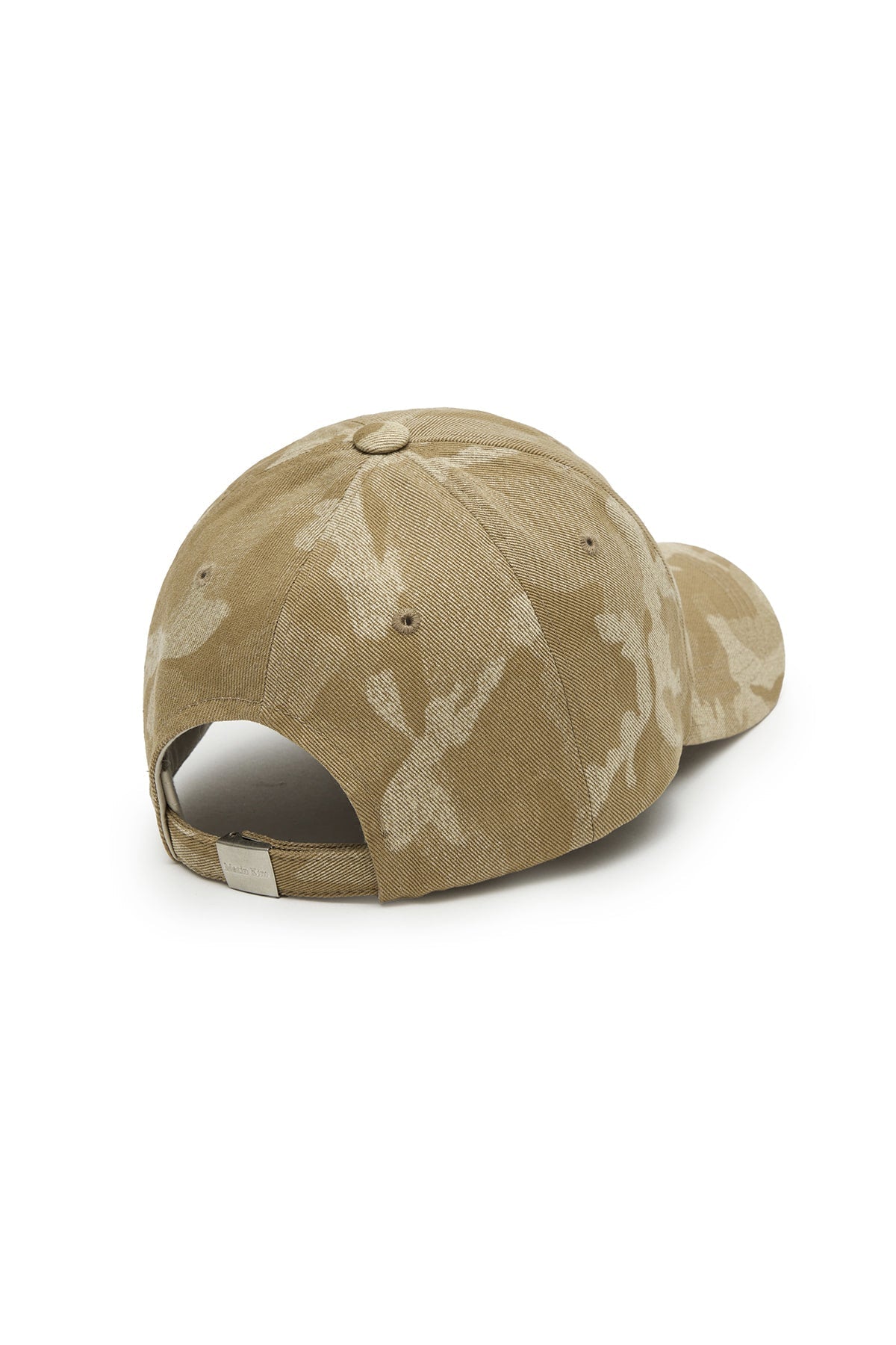 MATIN KIM - camouflage logo ball cap in beige 9