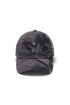 MATIN KIM - camouflage logo ball cap in charcoal 1