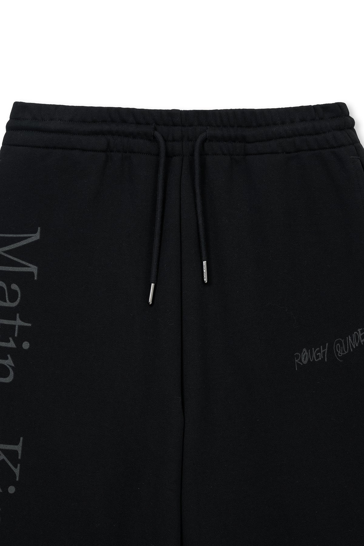 MATIN KIM - essential logo sweatpants in black 5