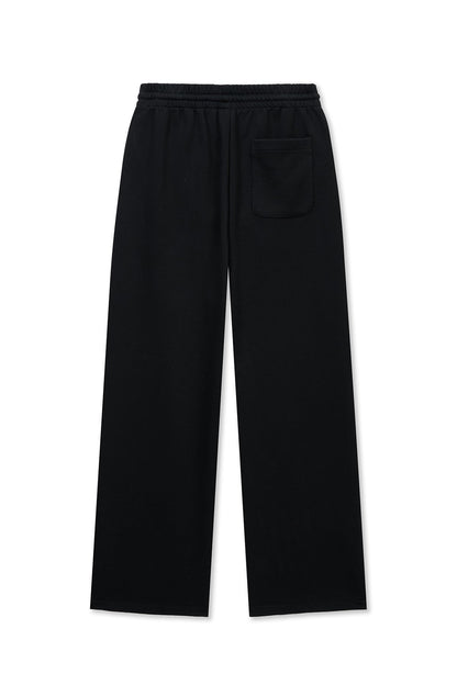 MATIN KIM - essential logo sweatpants in black 4