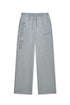 MATIN KIM - essential logo sweatpants in grey 1