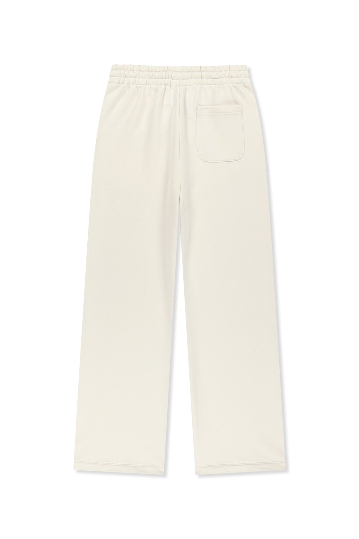 MATIN KIM - essential logo sweatpants in ivory 3