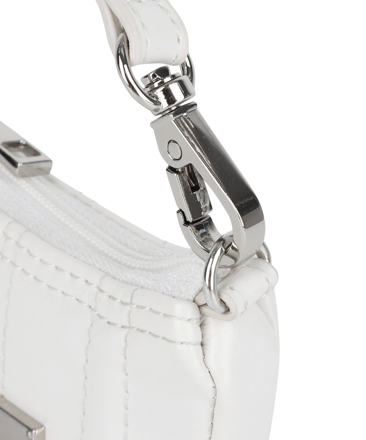 MATIN KIM - half shirring ribbon charm in ivory 6