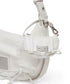 MATIN KIM - half shirring ribbon charm in ivory 1