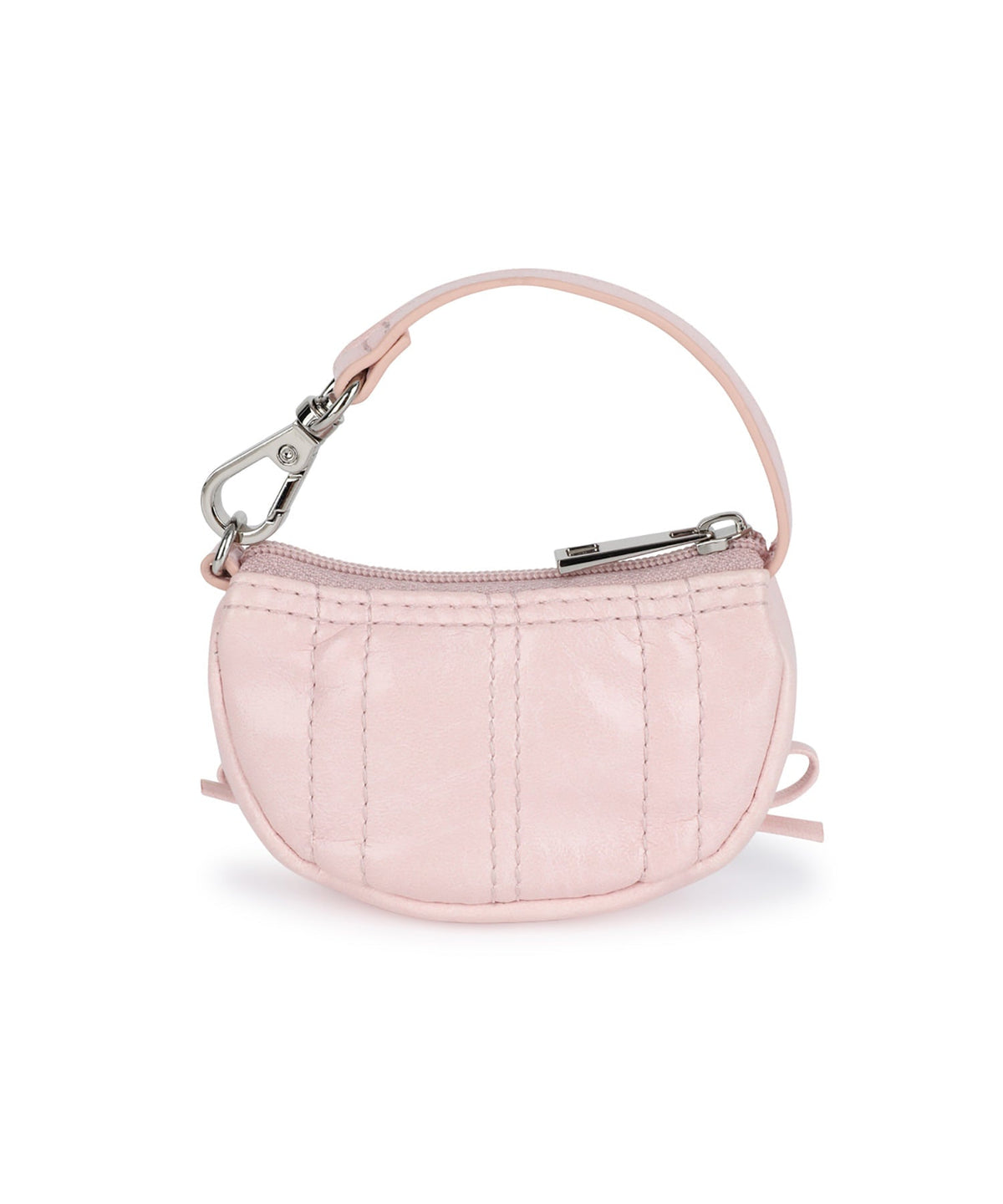 MATIN KIM - half shirring ribbon charm in light pink 11
