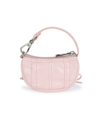 MATIN KIM - half shirring ribbon charm in light pink 4