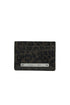MATIN KIM - leopard vintage card wallet in charcoal 1