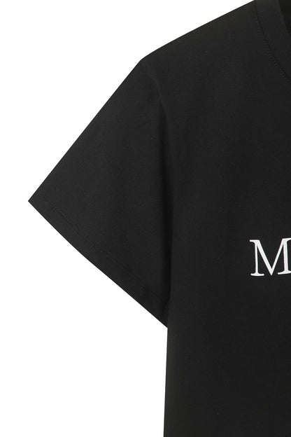 MATIN KIM - logo crop top in black 6