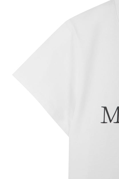 MATIN KIM - logo crop top in white 6