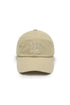 MATIN KIM - matin block logo ball cap in beige 1