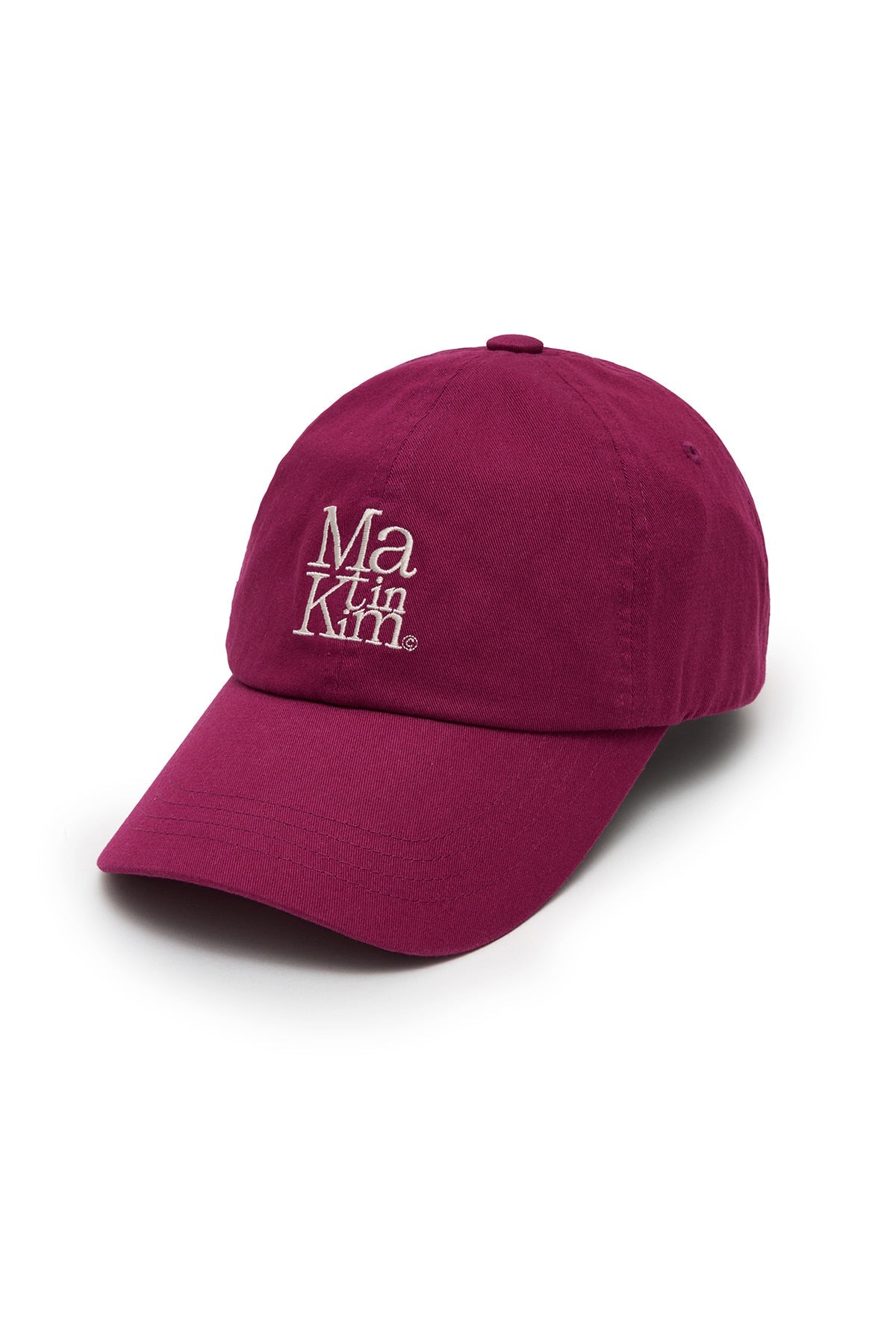 MATIN KIM - matin block logo ball cap in violet 2