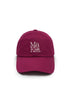 MATIN KIM - matin block logo ball cap in violet 1